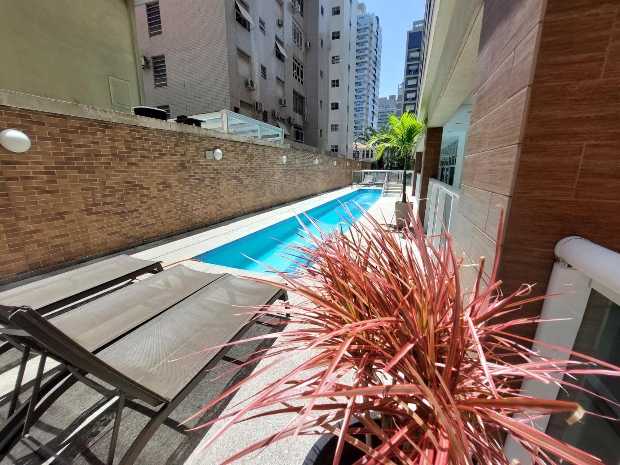 Apartamento Book Santos - Estanconfor 1804 - VISTA MAR Exterior foto